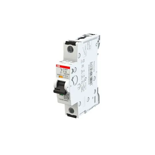 Produktfoto 1 von ABB S300P Miniaturüberlastschalter Typ Z, Pol 1-polig 1 A 240 V ac, Abschaltvermögen 100 kA System Pro M Compact 72 V dc