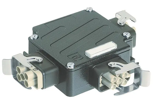 Produktfoto 1 von HARTING Han Power T Schwere Steckverbinder Energieverteiler 6-polig, 600 V / 40A