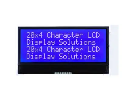 Produktfoto 1 von Midas MCCOG24 Monochrom LCD, Alphanumerisch LED Weiß 4 x 20, Hintergrund Blau