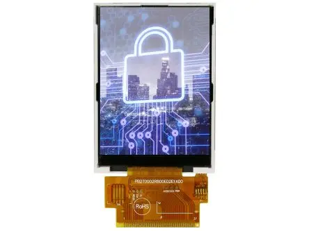 Midas Farb-LCD 2.4 Zoll SPI, 240 x 320 pixel, 43.2 x 57.6 mm