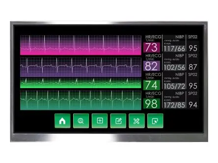 Produktfoto 1 von Midas Farb-LCD 10.1 Zoll MIPI, 1024 x 600 Pixel, 222.72 x 125.28 mm LED
