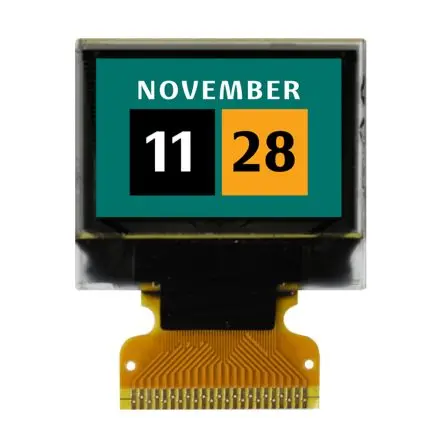 Produktfoto 1 von NEWHAVEN DISPLAY INTERNATIONAL 0.95 Zoll OLED-Display 96 x 64 Pixel, 22.14 x 15.42 mm / 1,44:1 Passiv-Matrix