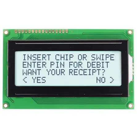 Produktfoto 1 von NEWHAVEN DISPLAY INTERNATIONAL NHD-0420DZ Alphanumerische LCD-Anzeige, Alphanumerisch LCD Weiß 4 x 20, Hintergrund Grau,