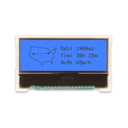 Produktfoto 1 von NEWHAVEN DISPLAY INTERNATIONAL NHD-C12832A1Z Grafik-LCD Anzeige, Graphisch LCD Schwarz 128 x 32 Pixel, Hintergrund Grau,