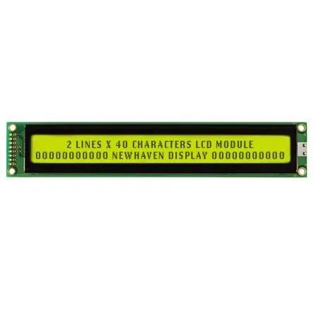Produktfoto 1 von NEWHAVEN DISPLAY INTERNATIONAL NHD Anzeigemodul, LCD LED Weiß 2 x 24 pixel, Hintergrund Grau, Parallel Interface