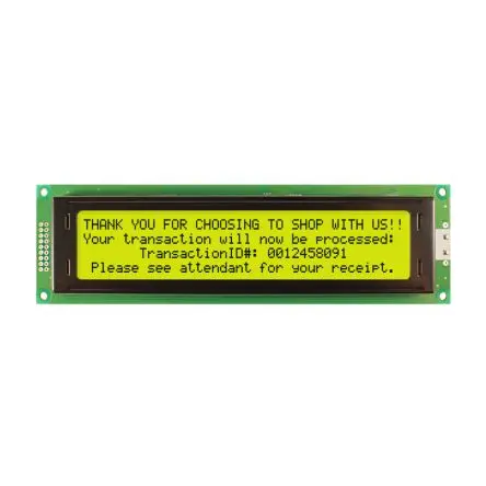 Produktfoto 1 von NEWHAVEN DISPLAY INTERNATIONAL NHD-0440AZ Alphanumerische LCD-Anzeige, Alphanumerisch LCD Gelb, Grün 4 x 40, Hintergrund