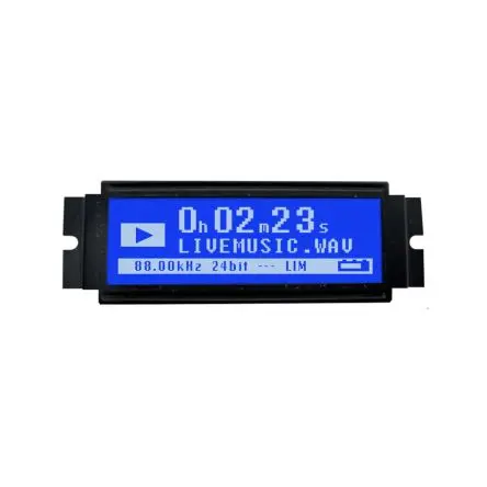 Produktfoto 1 von NEWHAVEN DISPLAY INTERNATIONAL NHD-12232KZ Grafik-LCD Anzeige, Graphisch LCD Weiß 122 x 32 Pixel, Hintergrund Blau,
