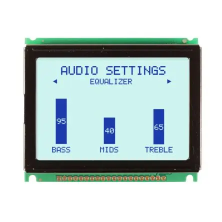Produktfoto 1 von NEWHAVEN DISPLAY INTERNATIONAL NHD-12864MZ Grafik-LCD Anzeige, Graphisch LCD Blau 128 x 64 Pixel, Hintergrund Grau,