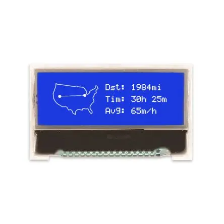 Produktfoto 1 von NEWHAVEN DISPLAY INTERNATIONAL NHD-C12832A1Z Grafik-LCD Anzeige, Graphisch LCD Weiß 128 x 32 Pixel, Hintergrund Blau,