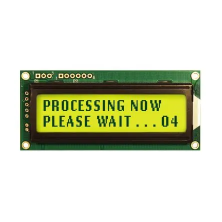 Produktfoto 1 von NEWHAVEN DISPLAY INTERNATIONAL NHD-0216K3Z Alphanumerische LCD-Anzeige, Alphanumerisch LCD Grün, Gelb 2 x 16,