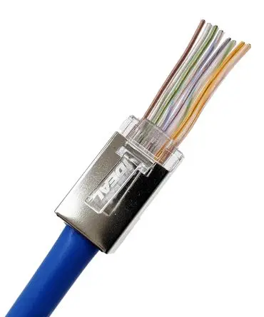Produktfoto 1 von Ideal Industries 85 Stecker Cat5e RJ45-Steckverbinder, 1-Port 8-polig Abgeschirmt Klemme