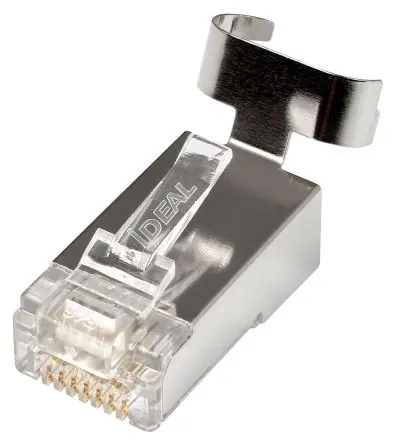 Produktfoto 1 von Ideal Industries 85 Stecker Cat6a RJ45-Steckverbinder, 1-Port 8-polig Abgeschirmt Klemme