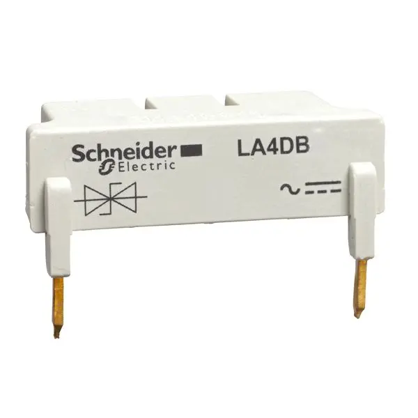 Produktfoto 1 von Schneider Electric TeSys D Überspannungsschutz Entstörermodul für 3P LC1D80 bis D95, 4P LP1D40 bis D65, 4P LP1D80