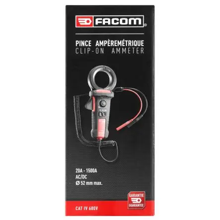 Produktfoto 1 von Facom 720.P1500PB Stromzange AC/DC-Stromzange 1500 A ac CAT IV 600 V ac, 600 V dc / 1500 A dc