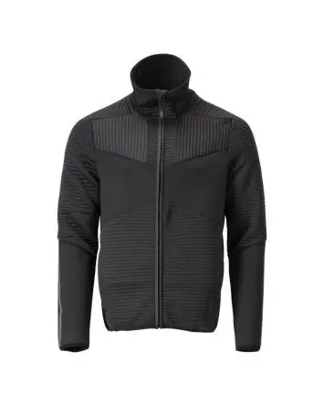 Produktfoto 1 von Mascot Workwear 22503-681-09 Herren Fleece-Jacke, Recycelter Polyester Schwarz Reißverschluss, Größe 2XL