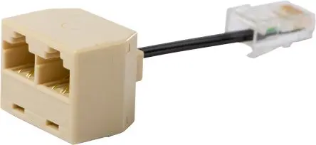 Produktfoto 1 von RS PRO, VMX-AGY-036 Splitter, RJ45, 2 -Port, L 105 mm, Typ Splitter