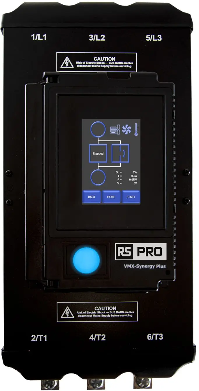 Produktfoto 1 von RS PRO Sanftstarter 3-phasig 200 kW, 200 → 600 V / 361 A