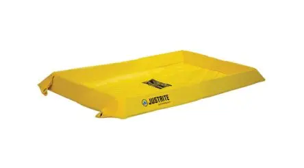 Produktfoto 1 von Justrite Auffang-Equipment aus Polyvinylchlorid-beschichtetes Gewebe Überlaufkontrolle, Flüssigkeitssperre 76 L