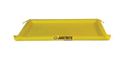 Produktfoto 1 von Justrite Auffang-Equipment aus Polyvinylchlorid-beschichtetes Gewebe Überlaufkontrolle, Flüssigkeitssperre 38 L