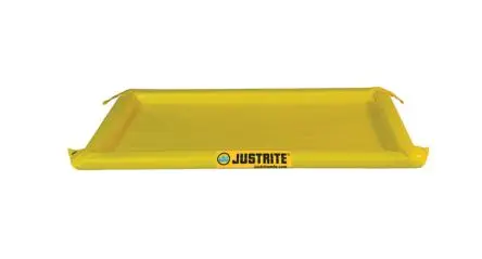 Produktfoto 1 von Justrite Auffang-Equipment aus Polyvinylchlorid-beschichtetes Gewebe Überlaufkontrolle, Fasswanne 151 L