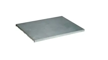 Produktfoto 1 von Justrite Aufbewahrungsregal Typ Stahlregal für 2-Türer aus Stahl in Grau, 36.2 mm x 1000mm x 737 mm