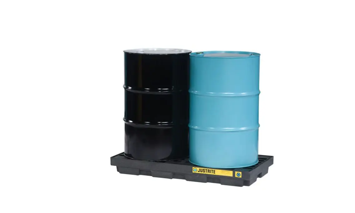 Produktfoto 1 von Justrite Auffang-Equipment aus Polyethylen, Fasspalette 1435g