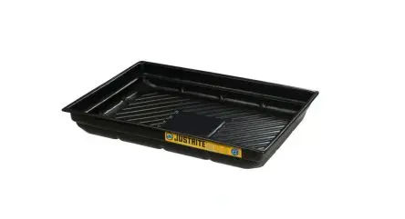 Produktfoto 1 von Justrite Auffang-Equipment aus Polyethylen Überlaufkontrolle, Auffangschale 76 L