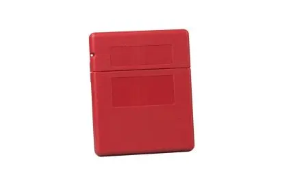 Produktfoto 1 von Justrite Polyethylen Sicherheitsschrank Abschließbar, Rot 318 mm x 260mm x 57 mm