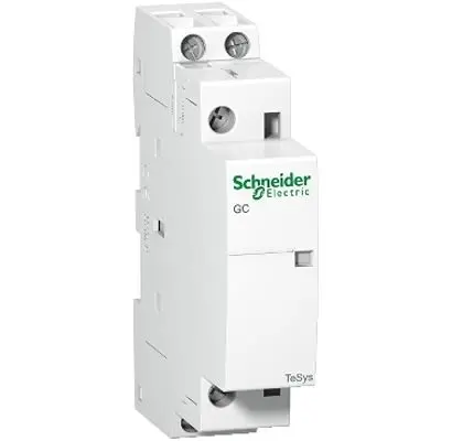 Produktfoto 1 von Schneider Electric GC1620 Schütz 110V-Spule, 2-polig, 250V / 16 A 110V 0.65 W 2 Schließer Motorsteuerung 2-Hilfskontakte