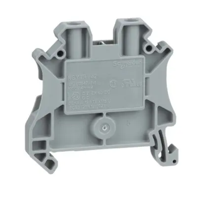 Produktfoto 1 von Schneider Electric NSYTRV Nylon 6.6 Anschlussklemmenblock 20A Orange 2-polig Schraubbefestigung 4 mm²