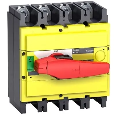 Produktfoto 1 von Schneider Electric ComPacT INS/INV Sicherungstrennschalter 4-polig, 630A Geschlossen