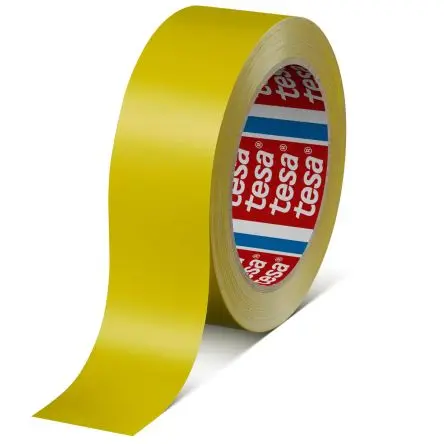 Produktfoto 1 von Tesa 60404 Verpackungsklebeband, Polyvinylchloridfolie, Rot, Stärke 0.067 mm, 19mm x 66 m