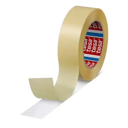 Produktfoto 1 von Tesa 4934 Doppelseitiges Klebeband, Weiß, 40 °C bis 60 °C, Stärke 0.2 mm 35N/cm Gewebe, 38mm x 25 m