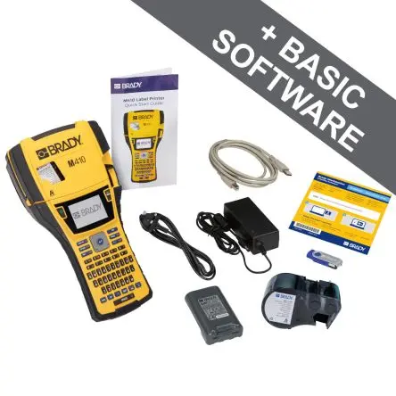 Produktfoto 1 von Brady M410 Label Printer UK Etikettendrucker bis 25.4 mm Etiketten Tragbares Gerät, EU, UK
