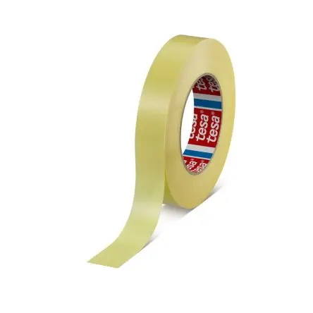 Produktfoto 1 von Tesa 4289 Paketband, Mono-orientiertes Polypropylen, Gelb, Stärke 0.144 mm, 19mm x 66 m