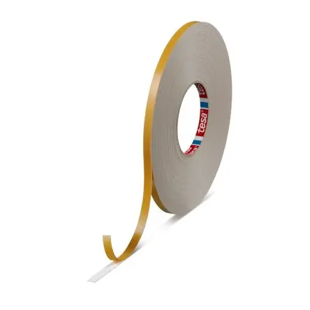 Produktfoto 1 von Tesa 4957 Tesa 4957 Polyethylenschaum Doppelseitiges PE-Schaumband doppelseitig, Weiß, Stärke 1.1 mm, 9mm x 25 m, 4N/cm