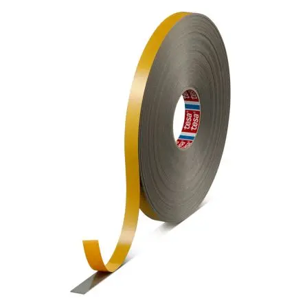 Produktfoto 1 von Tesa 62510 Tesa 62510 Polyethylenschaum Schaumstoff Klebeband doppelseitig, Schwarz, Stärke 1 mm, 19mm x 50 m, 13.5N/cm
