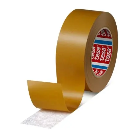 Tesa 51570-00018-00 Doppelseitiges Klebeband, bronzefarben, Stärke 0.11mm, 50mm x 50m