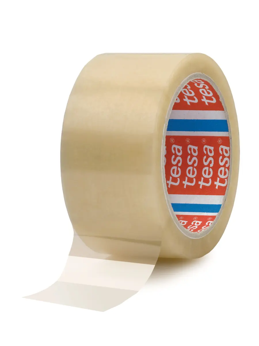 Produktfoto 1 von Tesa 64044 Packband, Polypropylen, Braun, Stärke 0.085 mm, 50 mm x 66 m