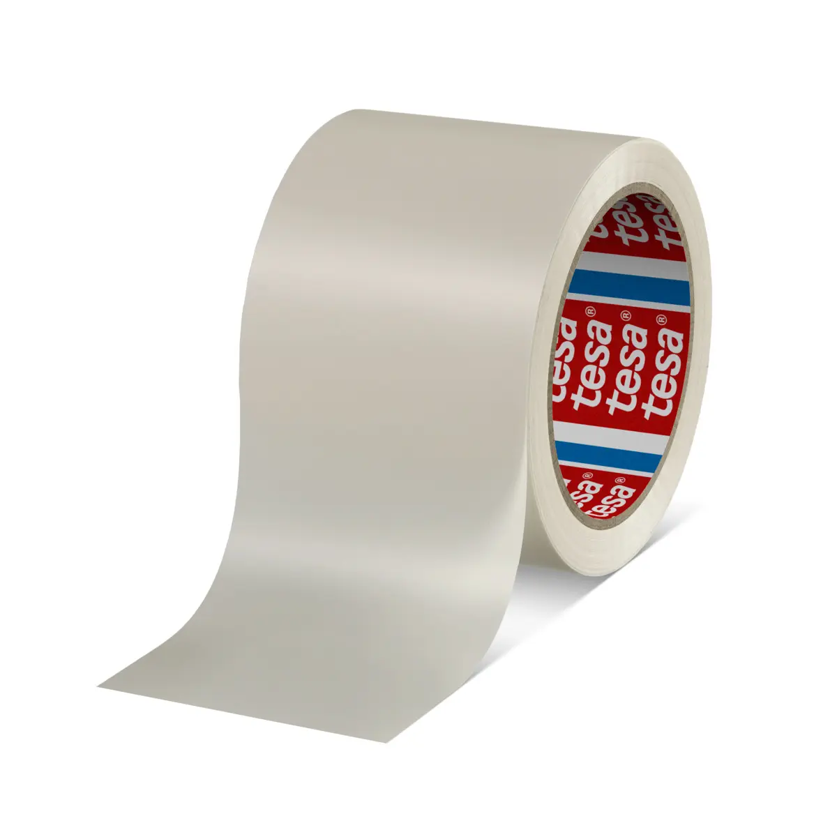 Produktfoto 1 von Tesa 4120 Verpackungsklebeband, Polyvinylchloridfolie, Klar, Weiß, Stärke 0.049 mm
