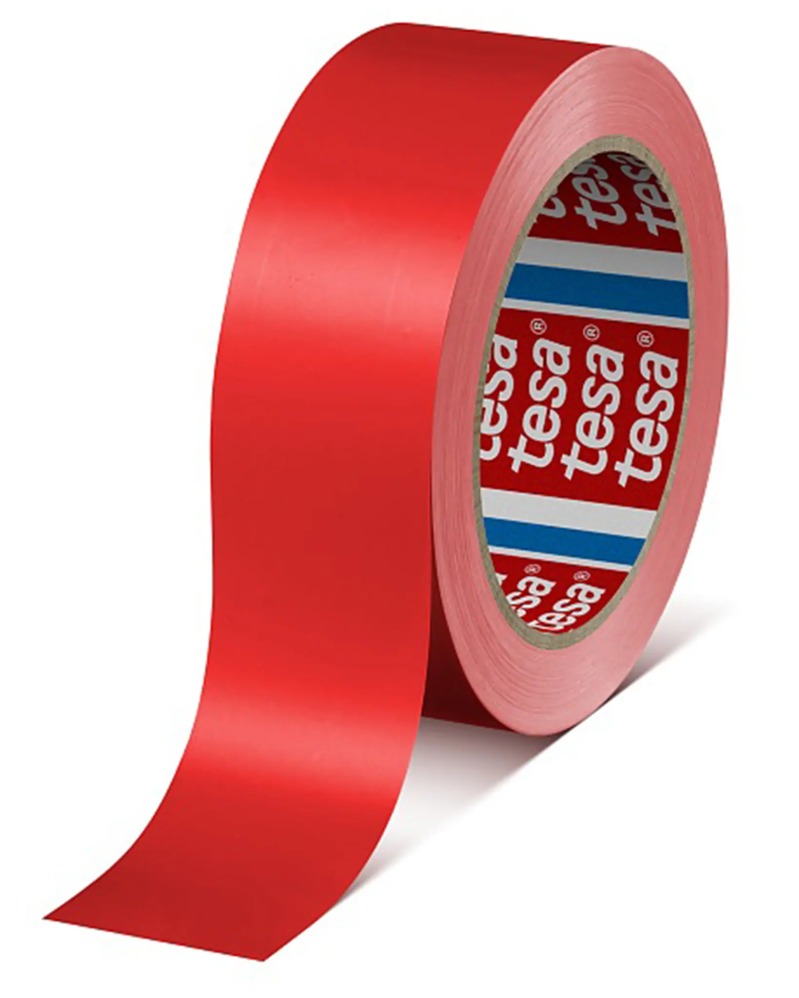 Produktfoto 1 von Tesa 60404 Packband, Polyvinylchloridfolie, Rot, Stärke 0.067 mm