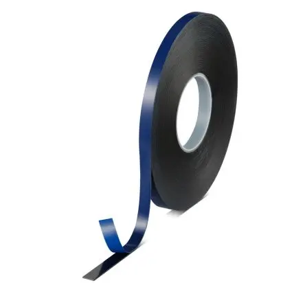 Produktfoto 1 von Tesa ACXplus 7074 Acrylschaum Schaumstoff Klebeband doppelseitig, Schwarz, Stärke 1 mm, 12mm x 25 m