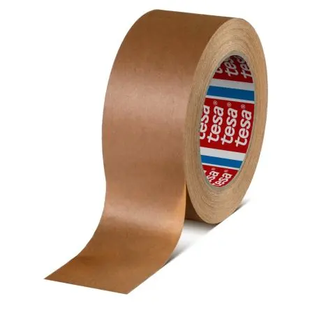 Produktfoto 1 von Tesa 60408 Packband, Papier, Braun, Stärke 0.125 mm, 150mm x 500 m
