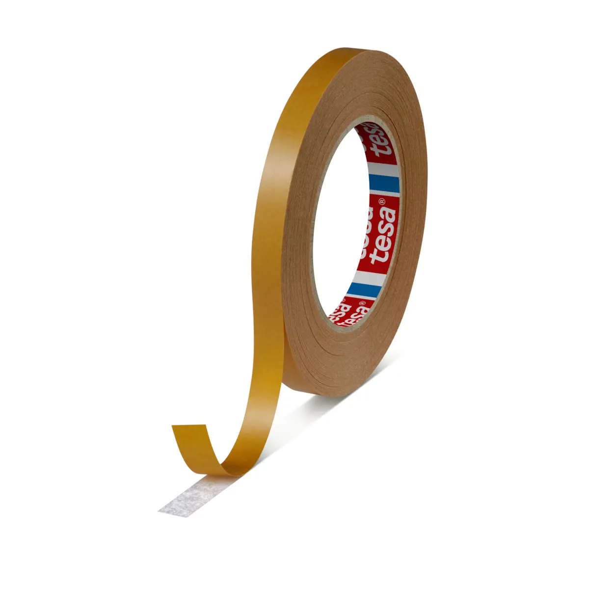Produktfoto 1 von Tesa 51570-00004-00 Doppelseitiges Klebeband, bronzefarben, Stärke 0.11mm, 12mm x 50m