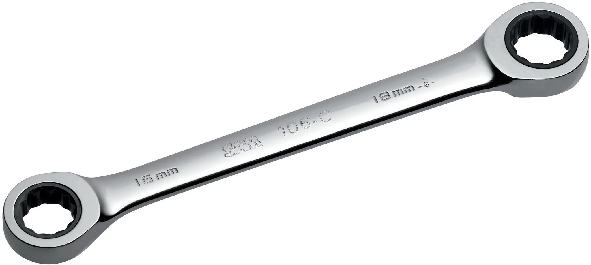 Produktfoto 1 von SAM 1/3 in Ratsche 6-Kant ABS 1/3 7-teilig