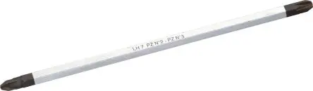 Produktfoto 1 von SAM PZ0 / PZ1 Schraubbit, Pozidriv Chrom Vanadium Stahl, 175 mm