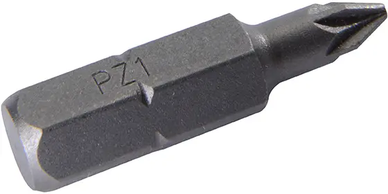 Produktfoto 1 von SAM 5/16 in PZ1 Schraubbit, Pozidriv Metall, 5-teilig, 35 mm