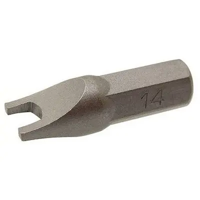 Produktfoto 1 von SAM 1/4 in 1/4 in Schraubenschlüssel Schraubbit, Vierkant Metall, 5-teilig, 25 mm