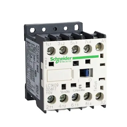 Produktfoto 1 von Schneider Electric LC1K Schütz 110V ac-Spule, 4-polig, 690V ac / 20 A 110V ac 30 VA 4 Schließer AC, Widerstandsbelastung