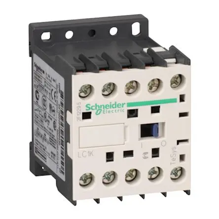 Produktfoto 1 von Schneider Electric LC1K Schütz 380V ac, 400 V ac-Spule, 3-polig, 690V ac / 9 A 400V ac 4 kW 3 Schließer Motorsteuerung,